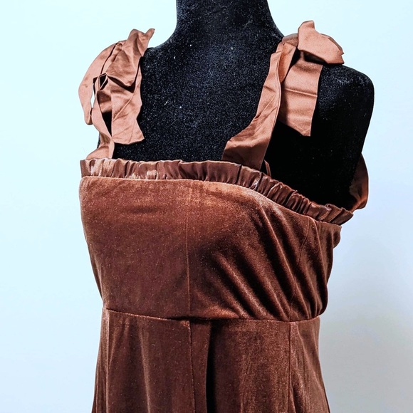 NWT Danielle Bernstein Velvet Short Mini Dress - M - Picture 4 of 7